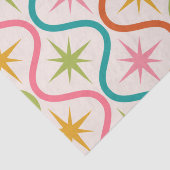 Farbenfrohe Sternexplosionen aus dem Mittelalter a Seidenpapier (Detail)