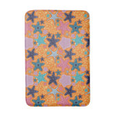 Farbenfrohe Sternfische Badematte (Vorderseite Vertikal)