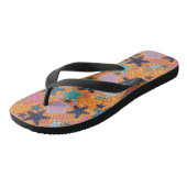 Farbenfrohe Sternfische Badesandalen (Schrägansicht)