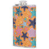 Farbenfrohe Sternfische Flachmann (Links)