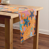 Farbenfrohe Sternfische Kurzer Tischläufer (Beispiel)