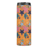 Farbenfrohe Sternfische Thermosbecher (Rückseite)