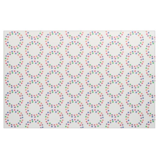 Farbenfrohe Sternkreise Rundmuster Stoff (Fat Quarter (45,7 x 55,9 cm))