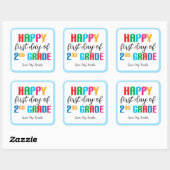 Farbenfrohe Sticker für die 2. Klasse (Platz) (Blatt)