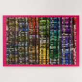 Farbenfrohe Stickerei Floss Thread Skeins Puzzle (Horizontal)