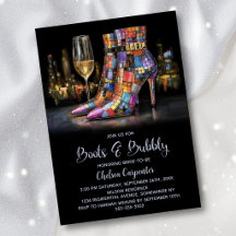Farbenfrohe Stiefel und sprudelnde Bridal Shower