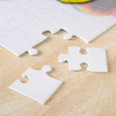 Farbenfrohe Stiefmütterchen und Schmetterlinge Puz Puzzle (Seite)