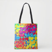 Farbenfrohe Stilelemente und Chic Spectrum Pattern Tasche (Vorderseite)