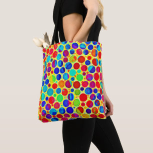 Farbenfrohe Stilelemente und elegantes Muster Tasche