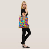 Farbenfrohe Stilelemente und elegantes Muster Tasche (Am Model)