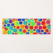 Farbenfrohe Stilelemente und elegantes Muster Yogamatte (Rückseite (Horizontal))