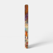 Farbenfrohe stilisierte Blume Akrylprint Samsung Galaxy Hülle (Linke Seite)