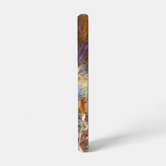 Farbenfrohe stilisierte Blume Akrylprint Samsung Galaxy Hülle (Linke Seite)