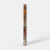 Farbenfrohe stilisierte Blume Akrylprint Samsung Galaxy Hülle (Rechte Seite)