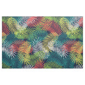 Farbenfrohe, stilisierte Coconut-Blattmuster Stoff (Fat Quarter (45,7 x 55,9 cm))