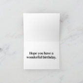 Farbenfrohe Stille Schmetterling Design glücklich Karte (Innenseite)