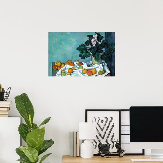 Farbenfrohe Stillleben Malerei Poster (Heimbüro)