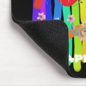 farbenfrohe Stöcke der Blume Mousepad (Ecke)
