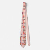 Farbenfrohe Stoffe Pattern Neck Tie Krawatte (Vorderseite)
