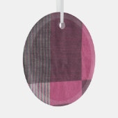 Farbenfrohe Stofffläche: Top-Ansicht. Ornament Aus Glas (Vorderseite Rechts)