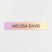 Farbenfrohe strahlende Kinder wasserdichte Namenss Etiketten (Design 1)