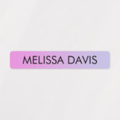 Farbenfrohe strahlende Kinder wasserdichte Namenss Etiketten (Design 1)