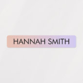 Farbenfrohe strahlende Kinder wasserdichte Namenss Etiketten (Design 2)