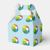 Farbenfrohe Strandball Geschenkschachtel (Rückseite)