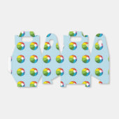 Farbenfrohe Strandball Geschenkschachtel (Ungefaltet)