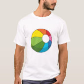 Farbenfrohe Strandball T-Shirt (Vorderseite)