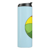 Farbenfrohe Strandball Thermosbecher (Nach links gedreht)