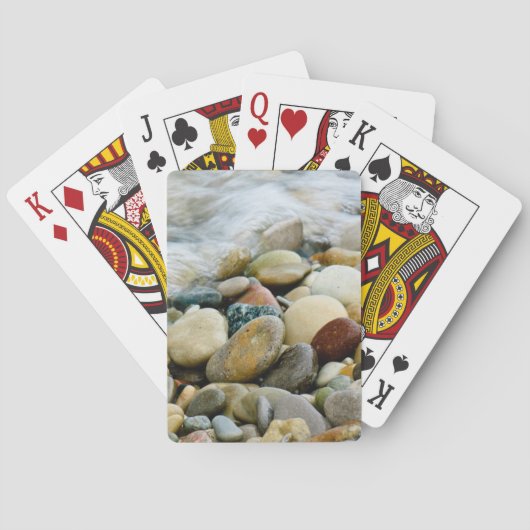 Farbenfrohe Strände der Großen Seen Spielkarten (Rückseite)