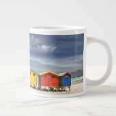 Farbenfrohe Strandhäuser | Muizenberg, Südafrika Jumbo-Tasse (Rechts)