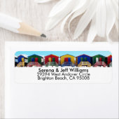 Farbenfrohe Strandhütten (Insitu)