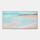 Farbenfrohe Strandküste Sommer Schreibtischunterlage (Vorderseite)