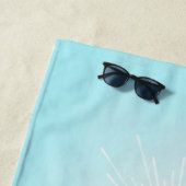 Farbenfrohe Strandküste Sommer Strandtuch (Beispiel)