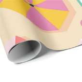 Farbenfrohe Strandverkleidung Geschenkpapier (Rolleneckpunkt)