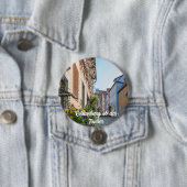 Farbenfrohe Straße in Rothenburg ob der Tauber Button (Beispiel)