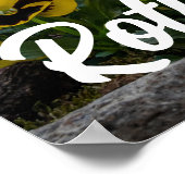 Farbenfrohe Straße in Rothenburg ob der Tauber Poster (Ecke)