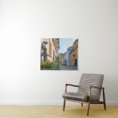 Farbenfrohe Straße in Rothenburg ob der Tauber Wandteppich (Beispiel (Horizontal))