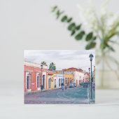 Farbenfrohe Straße Oaxaca, Mexiko Postkarte (Stehend Vorderseite)