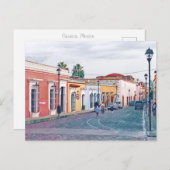 Farbenfrohe Straße Oaxaca, Mexiko Postkarte (Vorne/Hinten)