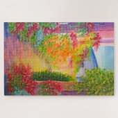 farbenfrohe Straße Puzzle (Horizontal)