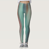 Farbenfrohe Straßen Leggings (Vorderseite)