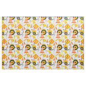 Farbenfrohe Straßenbauweise Gelborange Kind Stoff (Fat Quarter (45,7 x 55,9 cm))