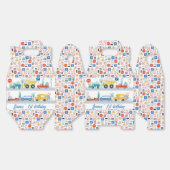 Farbenfrohe Straßenschilder Transport Geburtstag Geschenkschachtel (Ungeklappt)