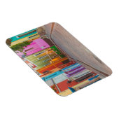 Farbenfrohe Straßenszene Magnet (Rechte Seite)