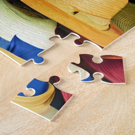 Farbenfrohe Straw Hats Jigsaw Puzzle (Seite)