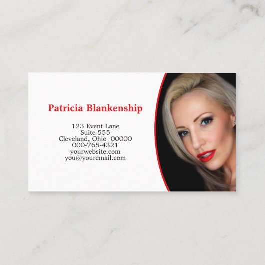 Farbenfrohe Streamer QR Code Foto Beruflich Visitenkarte (Rückseite)