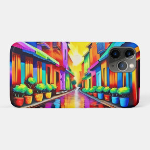 Farbenfrohe Street Scene Art Case-Mate iPhone Hülle